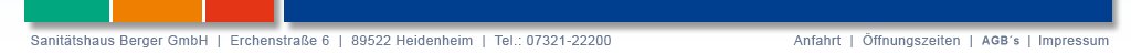 Adresse Sanitätshaus Berger
